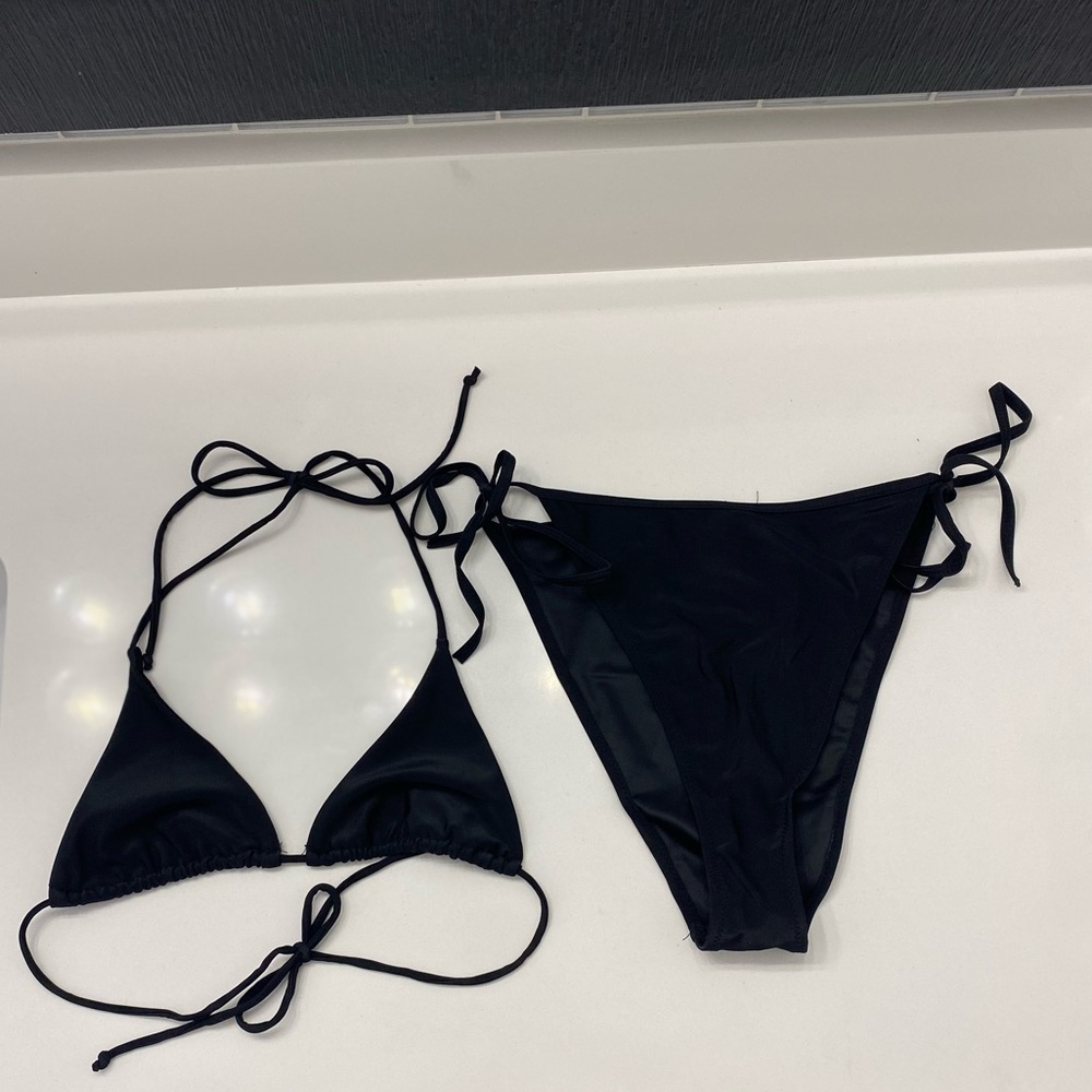 Triangle Bikini Set - Tie side Bikini - Triangle Bikini NEVER WORN NWOT
